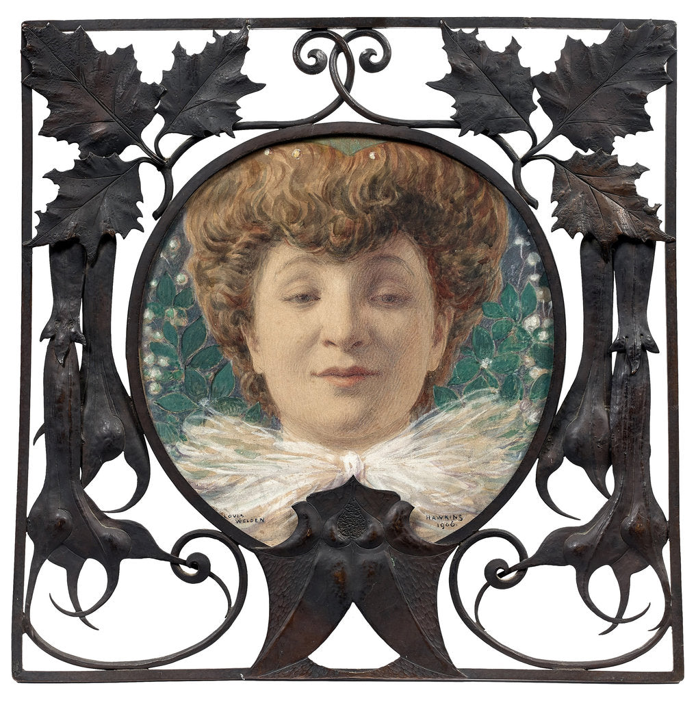 Detail of Portrait of the actress Sarah Bernhardt, 1906 by Anonymous