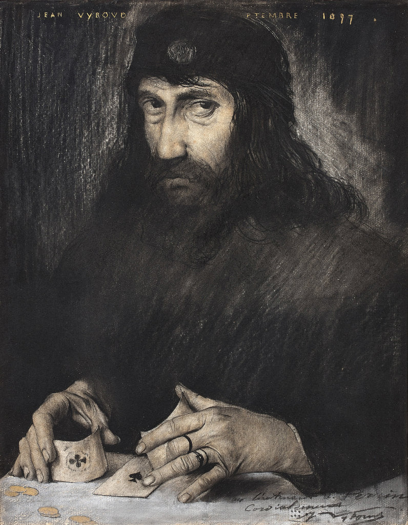 Detail of The three-card Monte player, 1897 by Anonymous