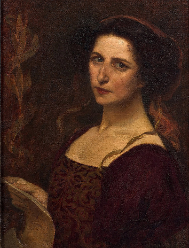 Detail of Laura de Noves, 1902 by Anonymous