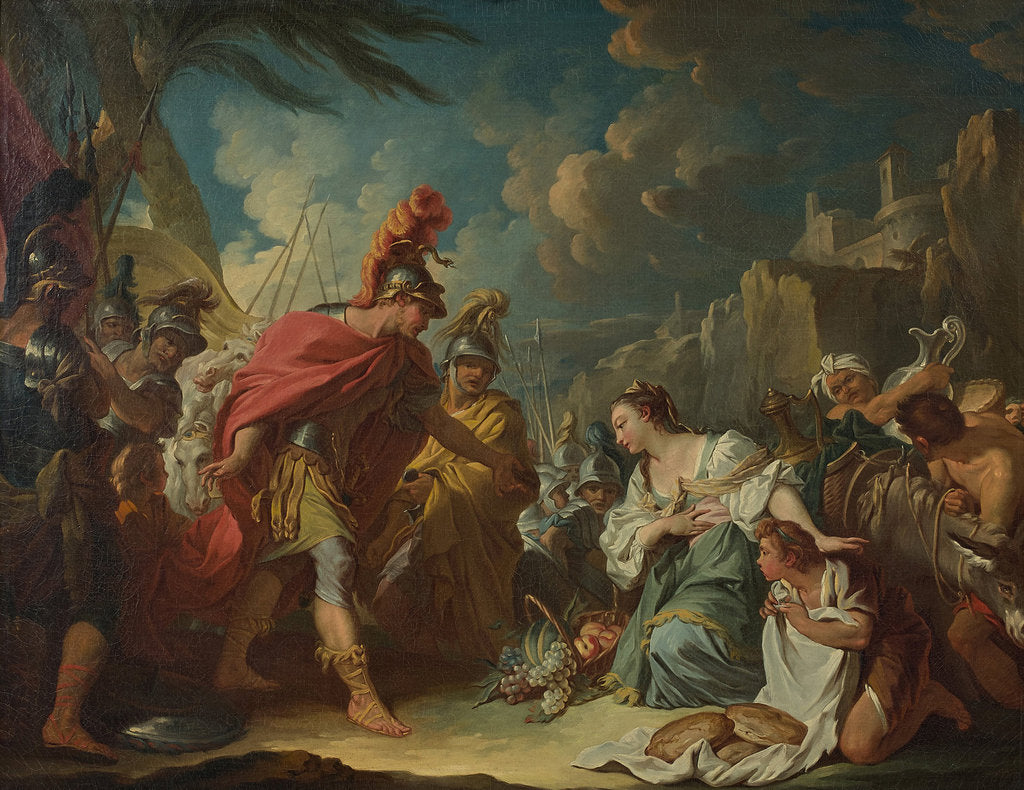 Detail of David und Abigail, First half of the 18th cent by Anonymous