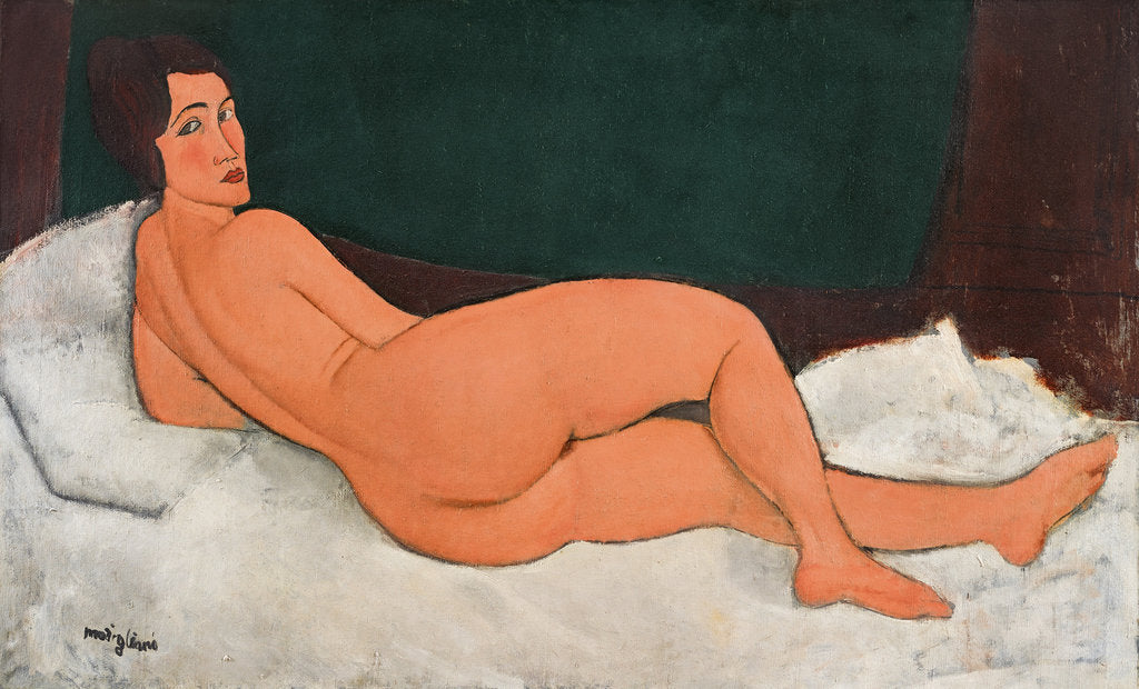 Detail of Nude lying (Nu couché), 1917 by Anonymous