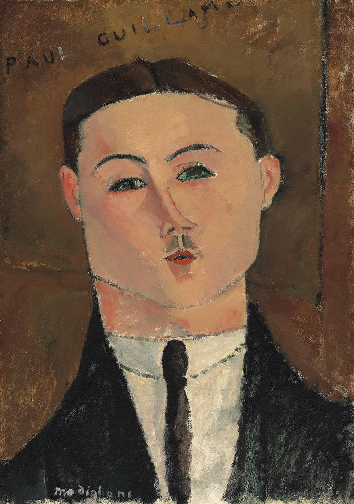 Detail of Portrait of Paul Guillaume, 1916 by Anonymous