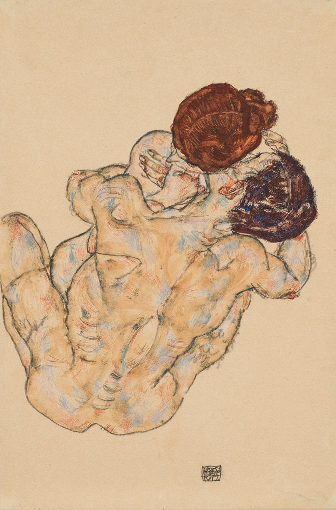 Detail of Man and Woman (Embrace), 1917 by Anonymous