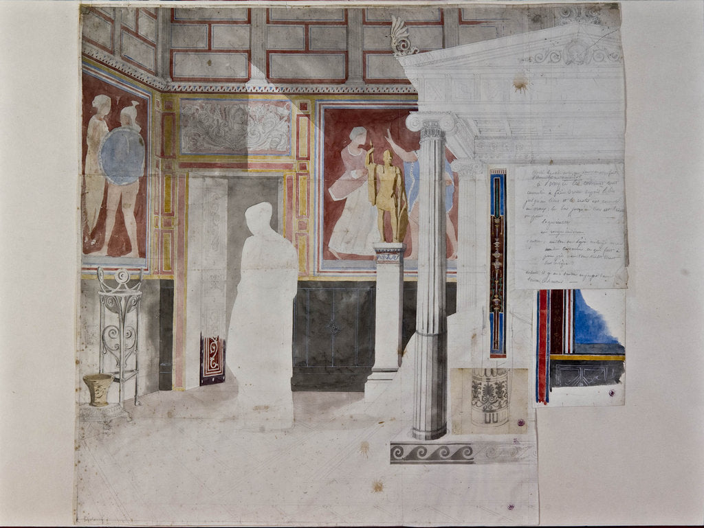 Detail of Study for Antiochus and Stratonice, ca 1835-1840 by Anonymous
