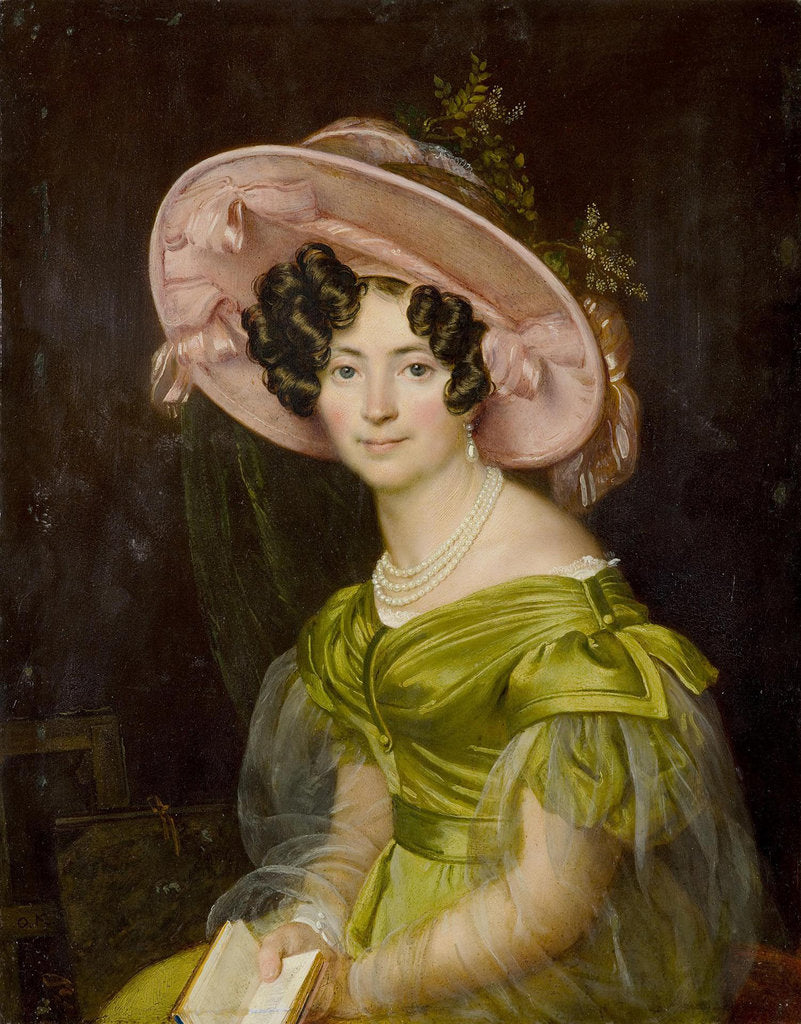 Detail of Portrait of Princess Zinaida Alexandrovna Volkonskaya née Belosselskaya-Belozerskaya, 1830 by Anonymous