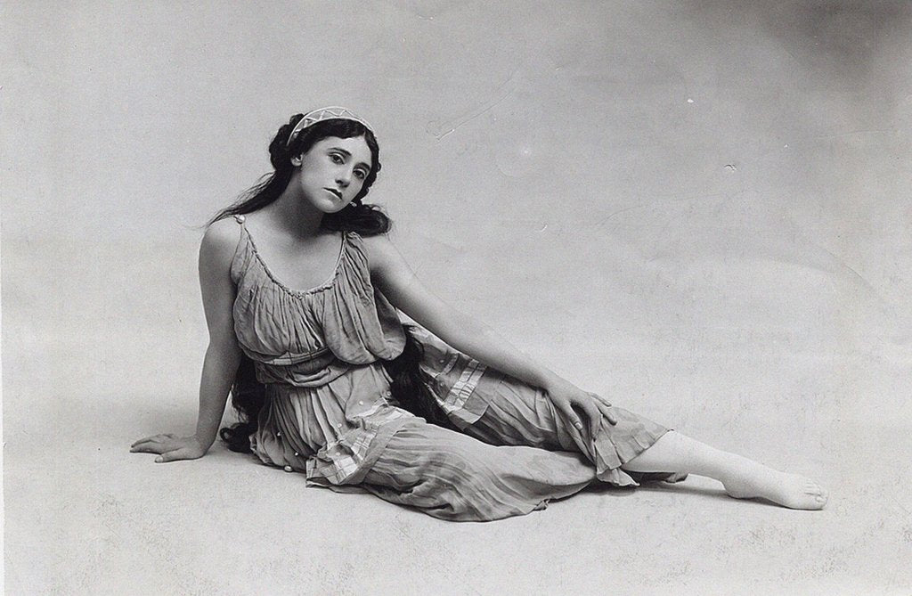 Detail of Tamara Karsavina as Echo in the Ballet Narcisse by N. Tcherepnin, 1912 by Anonymous