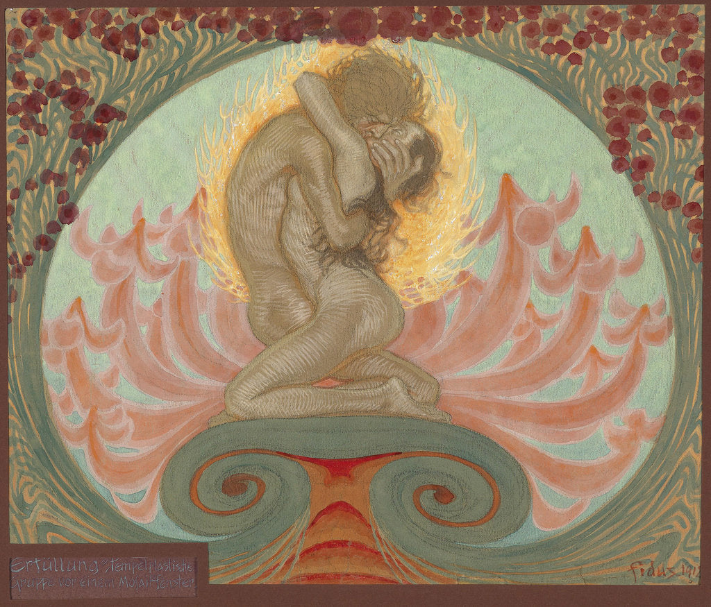 Detail of Fulfillment, 1912 by Anonymous