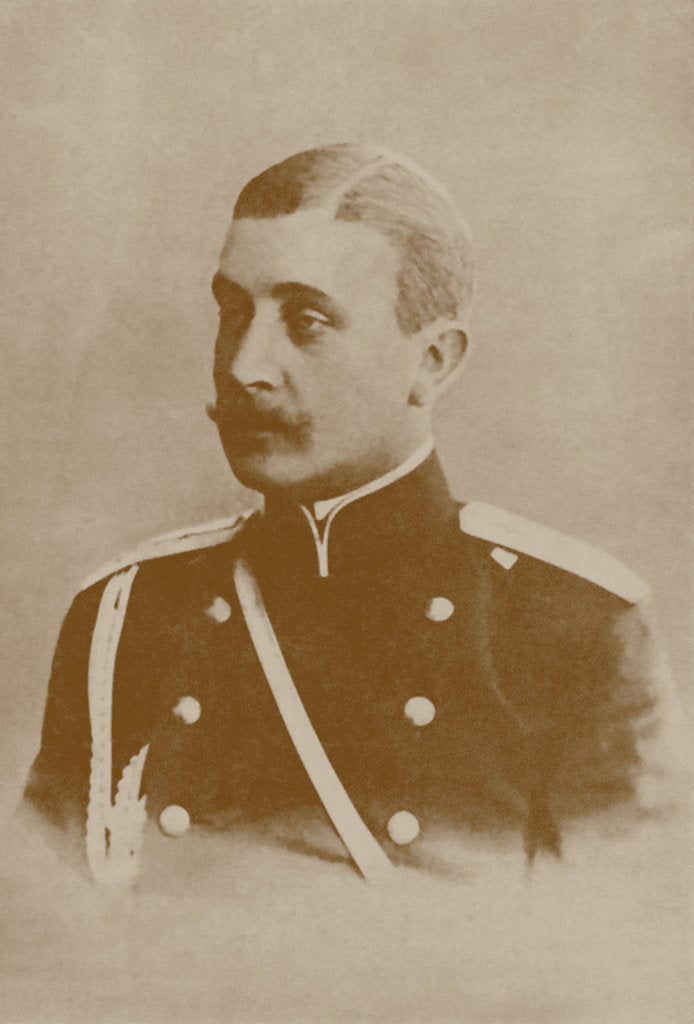Detail of Count Alexander Vladimirovich Baryatinsky, 1890-1900 by Anonymous