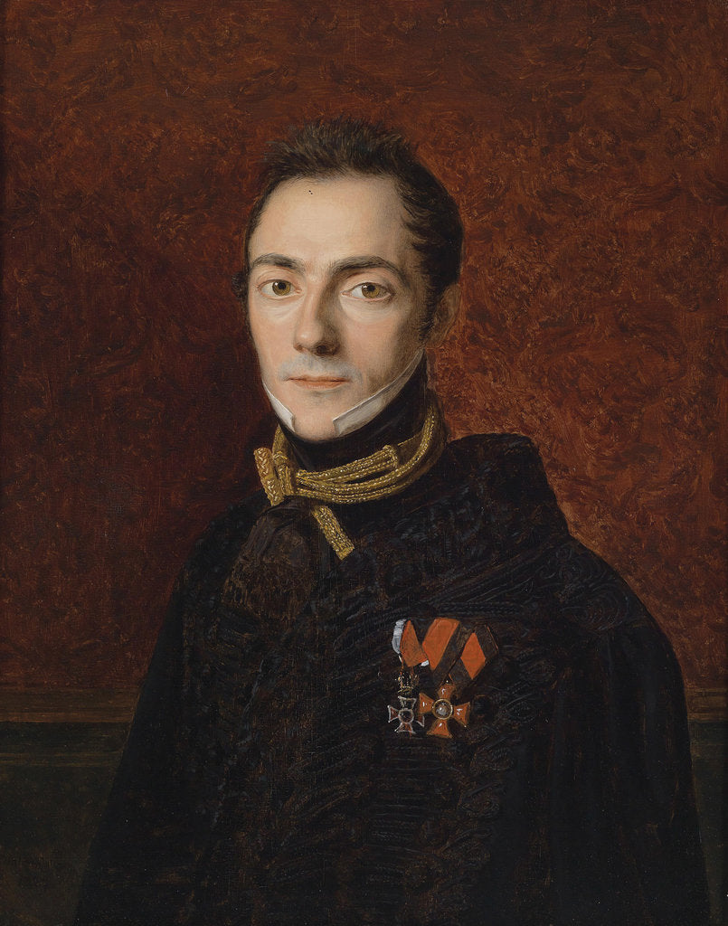 Detail of Portrait of Count Georg Apponyi von Nagy-Apponyi, 1827 by Anonymous