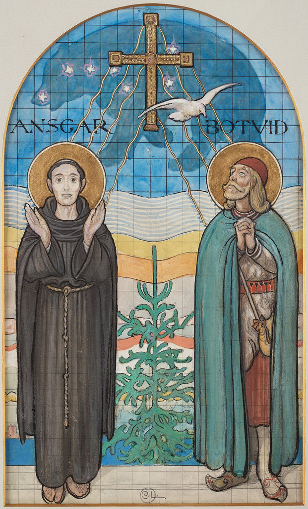 Detail of Saint Ansgar and Saint Botvid by Anonymous