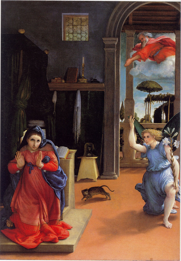 Detail of The Annunciation, ca 1534 by Anonymous