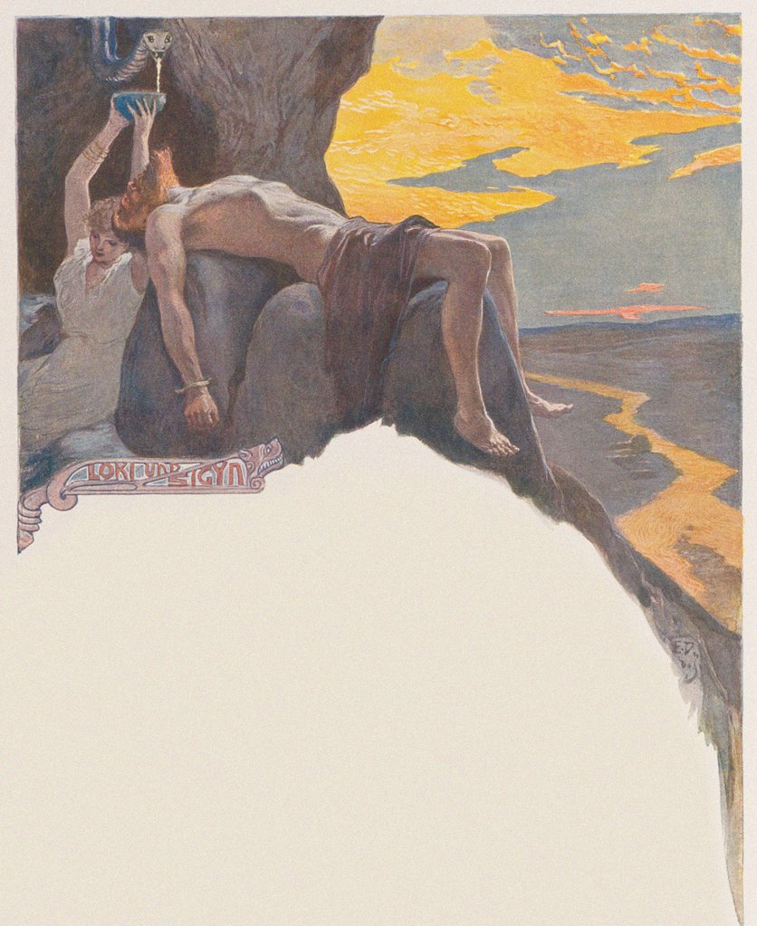 Detail of Loki and Sigyn by Anonymous