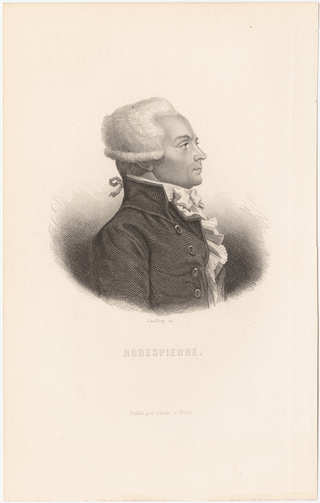 Detail of Maximilien de Robespierre by Anonymous