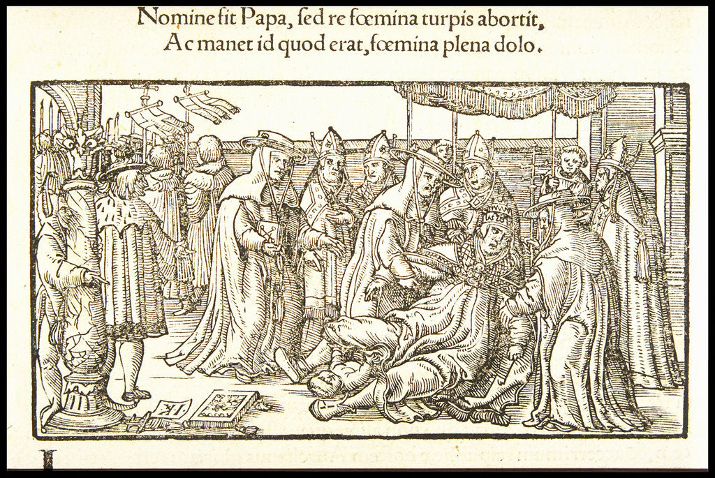 Detail of Pope Joan by Anonymous