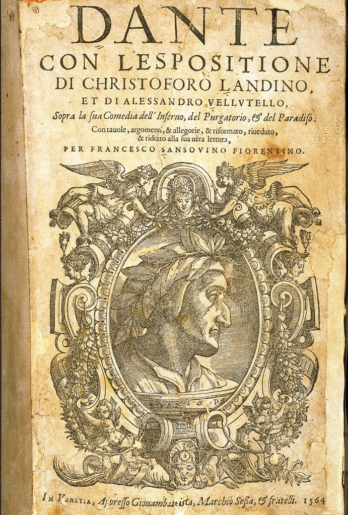 Detail of Dante Alighieri, 1564 by Anonymous