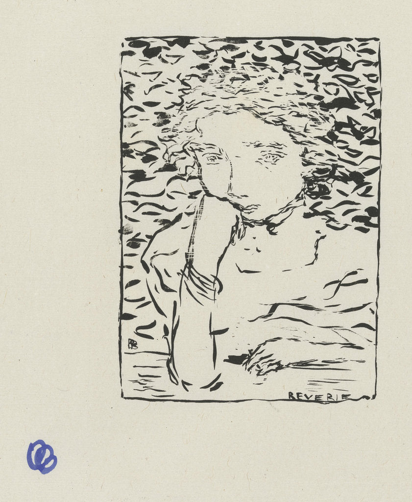 Detail of Rêverie, 1893 by Pierre Bonnard