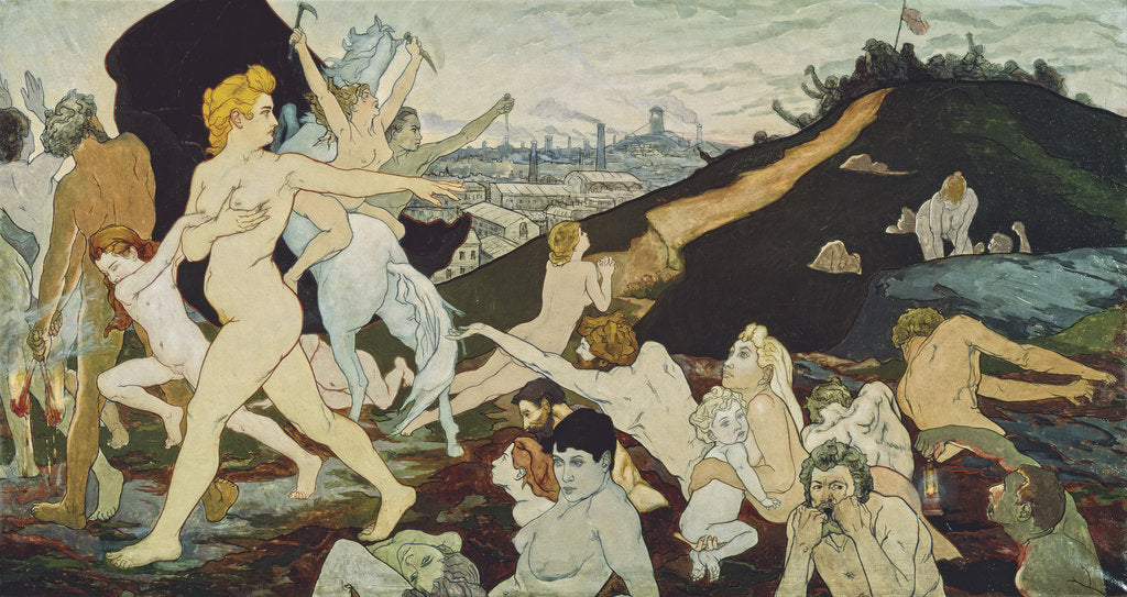 Detail of The Dawn of Labor (LAurore du travail), ca 1891 by Anonymous