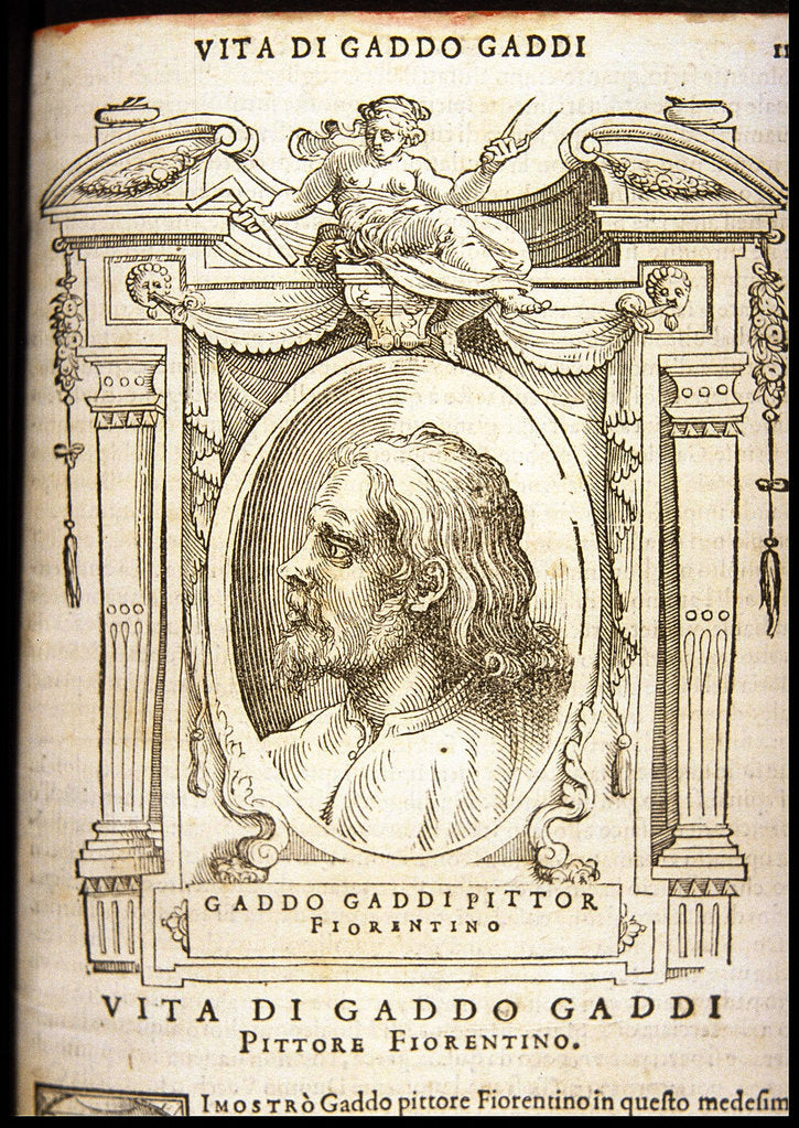 Detail of Gaddo Gaddi, ca 1568 by Anonymous