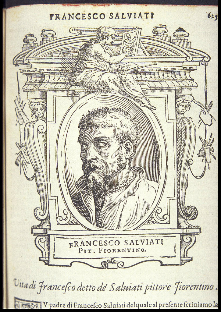 Detail of Francesco Salviati, ca 1568 by Anonymous