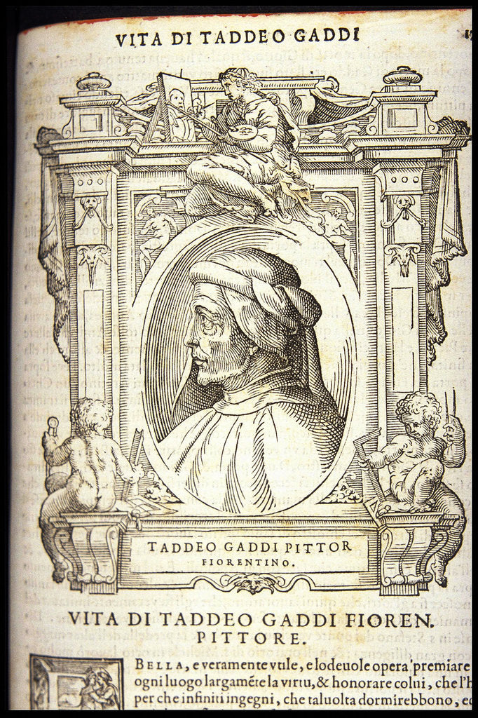 Detail of Taddeo Gaddi, ca 1568 by Anonymous