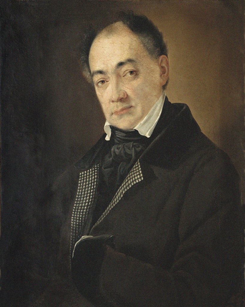 Detail of Portrait of the composer Alexey Nikolayevich Verstovsky, 1840s by Anonymous