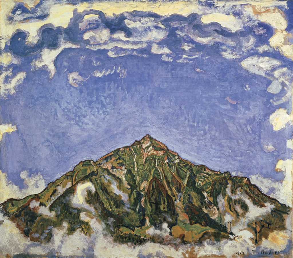 Detail of Mount Niesen Seen from Heustrich, 1910 by Anonymous
