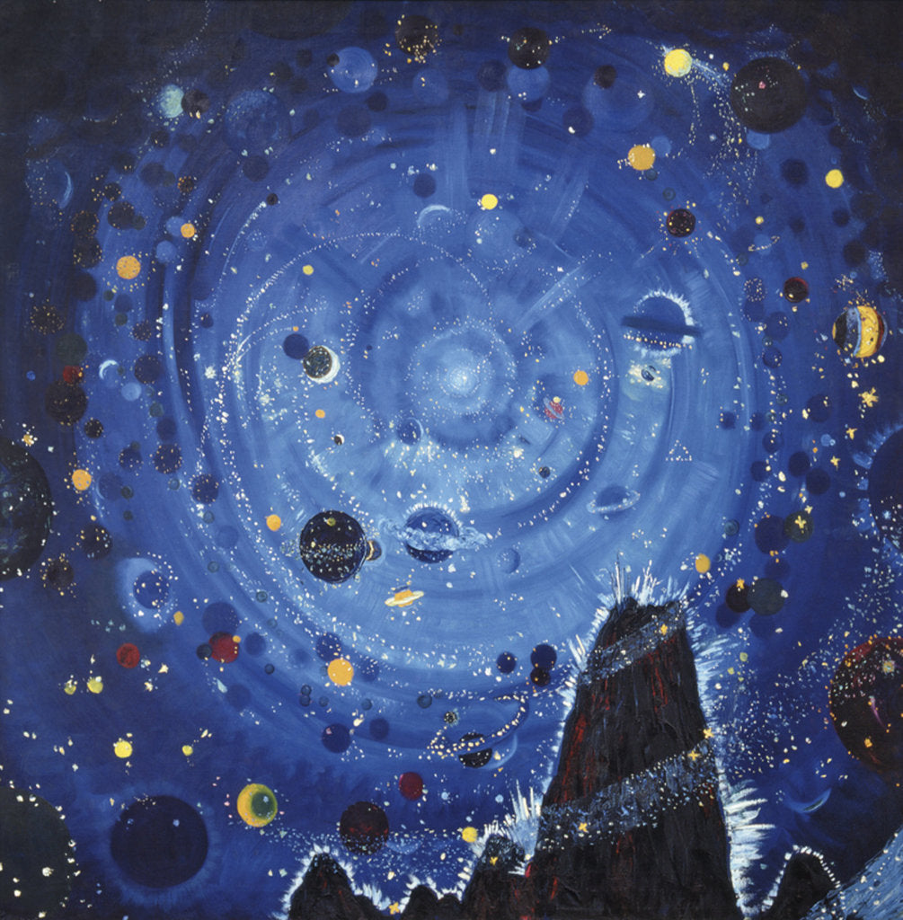Detail of Starry Sky, 1909 by Anonymous