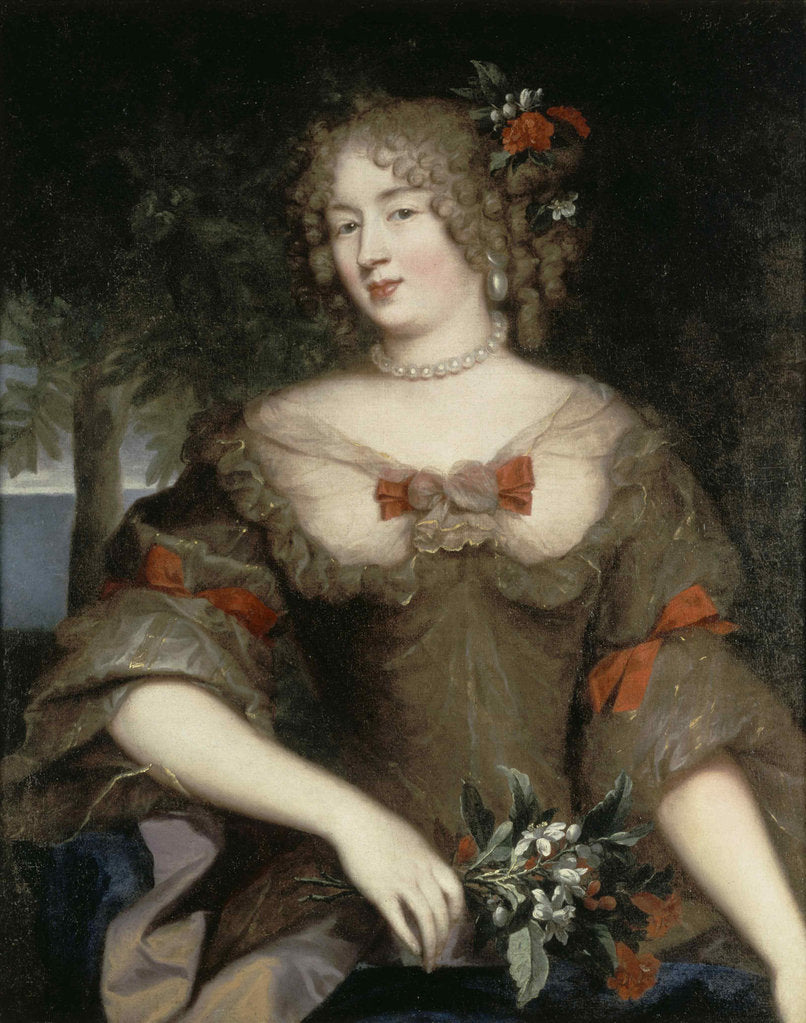 Detail of Françoise de Sévigné, comtesse de Grignan, ca 1668 by Anonymous