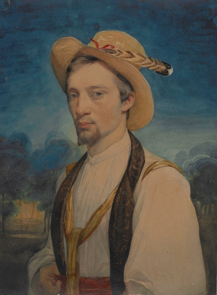 Detail of Self-Portrait, 1830-1833 by Anonymous