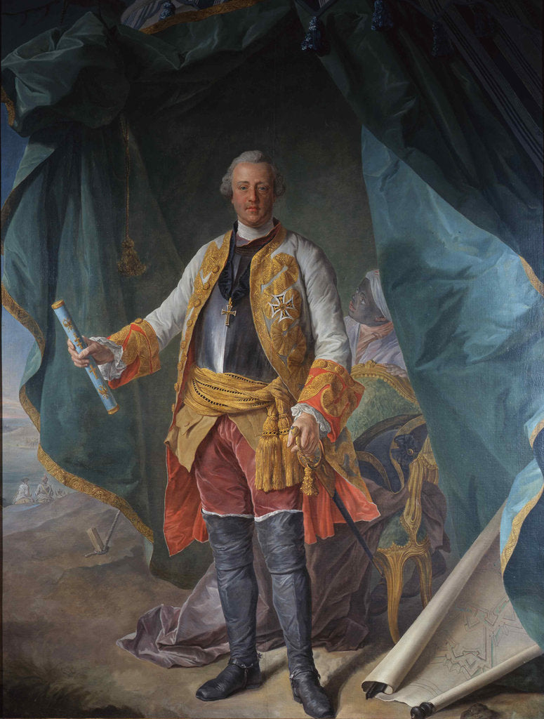 Detail of Portrait of Prince Charles Alexander of Lorraine, Mid of the 18th century by Anonymous