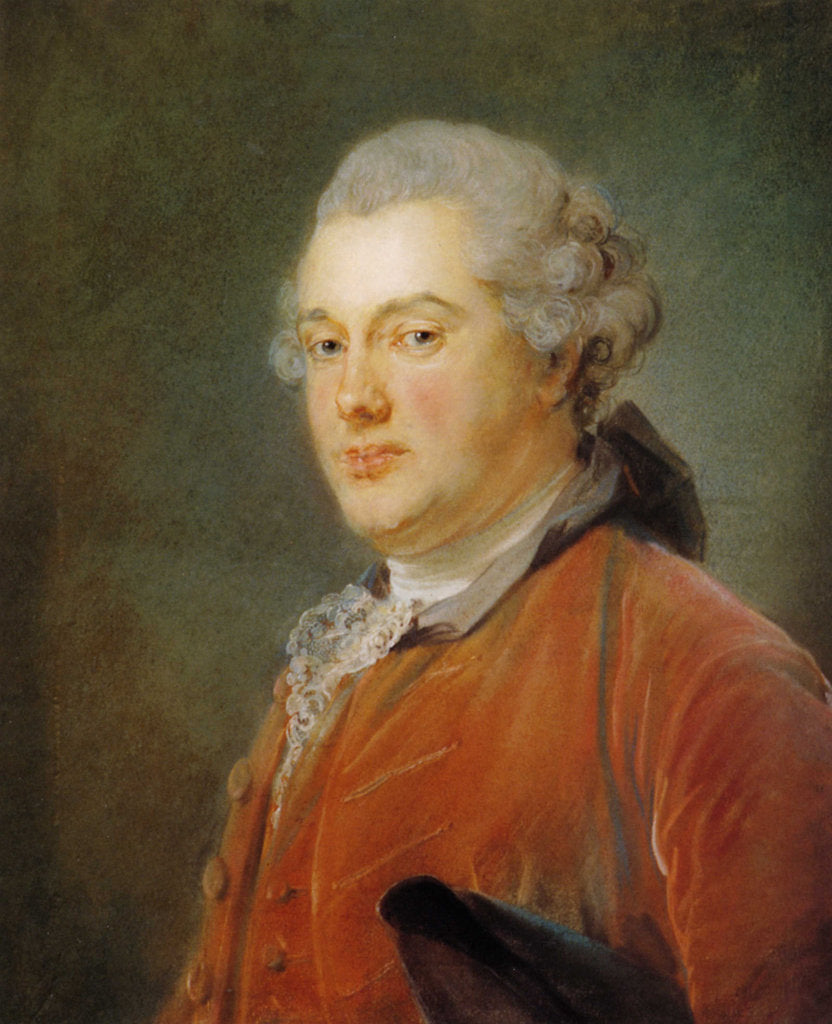 Detail of Portrait of Pierre-Clément Raguenet, 1765 by Anonymous