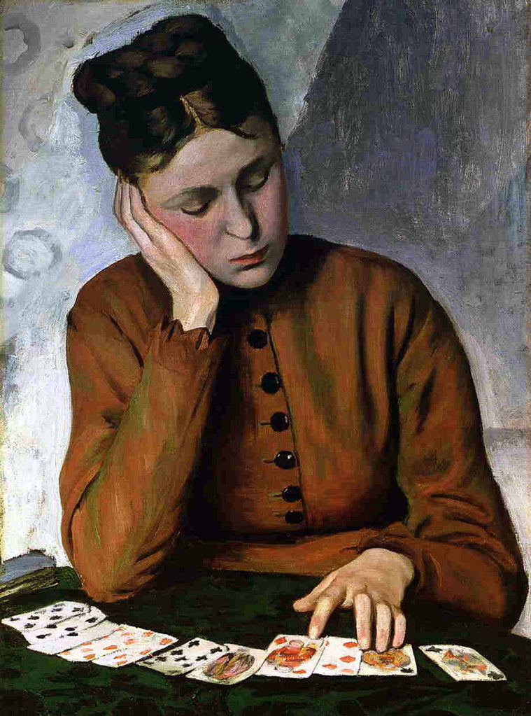 Detail of The Fortune Teller, 1869 by Anonymous