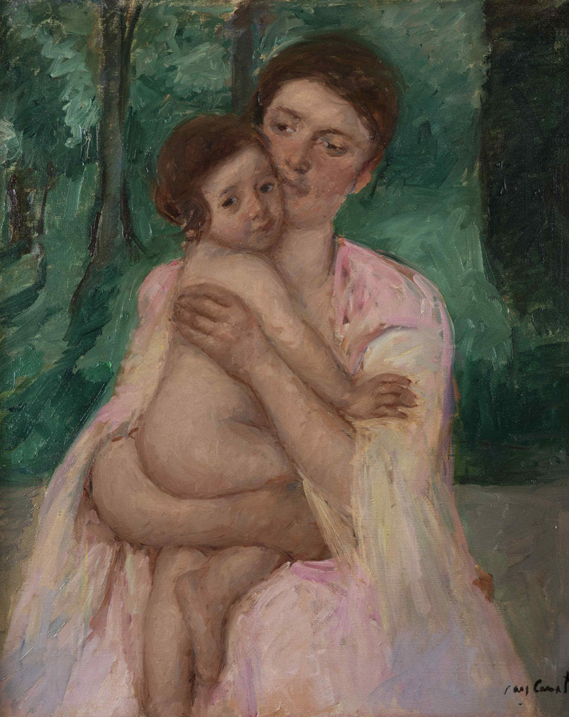 Detail of Woman with a Child in Her Arms, c. 1914 by Anonymous