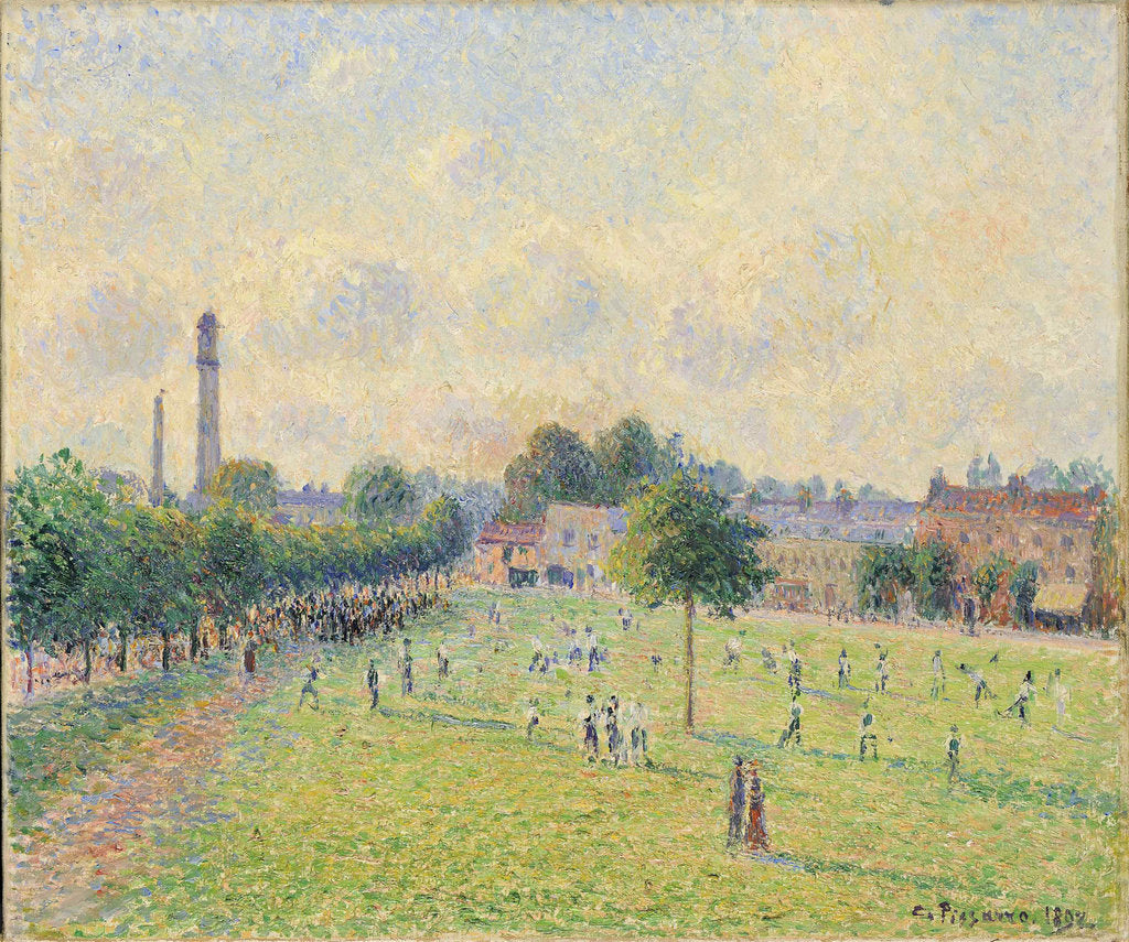 Detail of Kew Green, 1892 by Anonymous