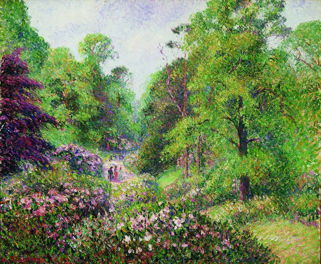 Detail of Kew Gardens, Rhododendron Dell, 1892 by Anonymous