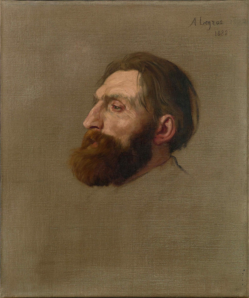 Detail of Portrait of Auguste Rodin, 1882 by Anonymous