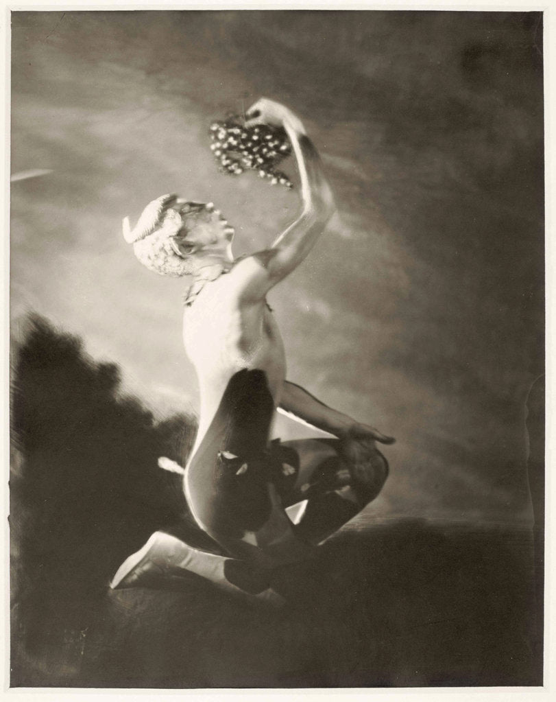 Detail of Leonide Massine in the Ballet Laprès-midi dun faune (The Afternoon of a Faun), 1916 by Anonymous