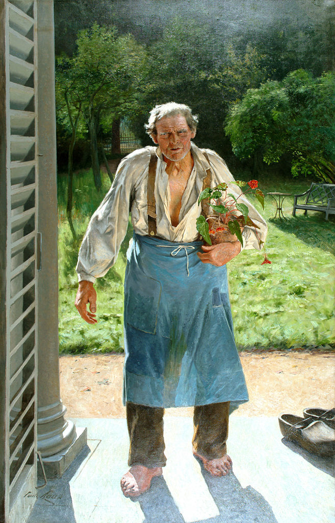 Detail of Le Vieux Jardinier (The Old Gardener), 1885 by Anonymous