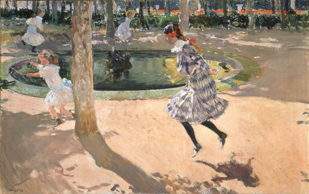Detail of Skipping rope. La Granja, 1907 by Anonymous