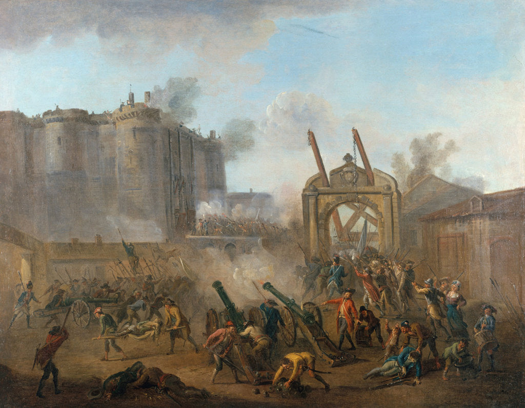 Detail of The Storming of the Bastille on 14 July 1789, c. 1789 by Anonymous