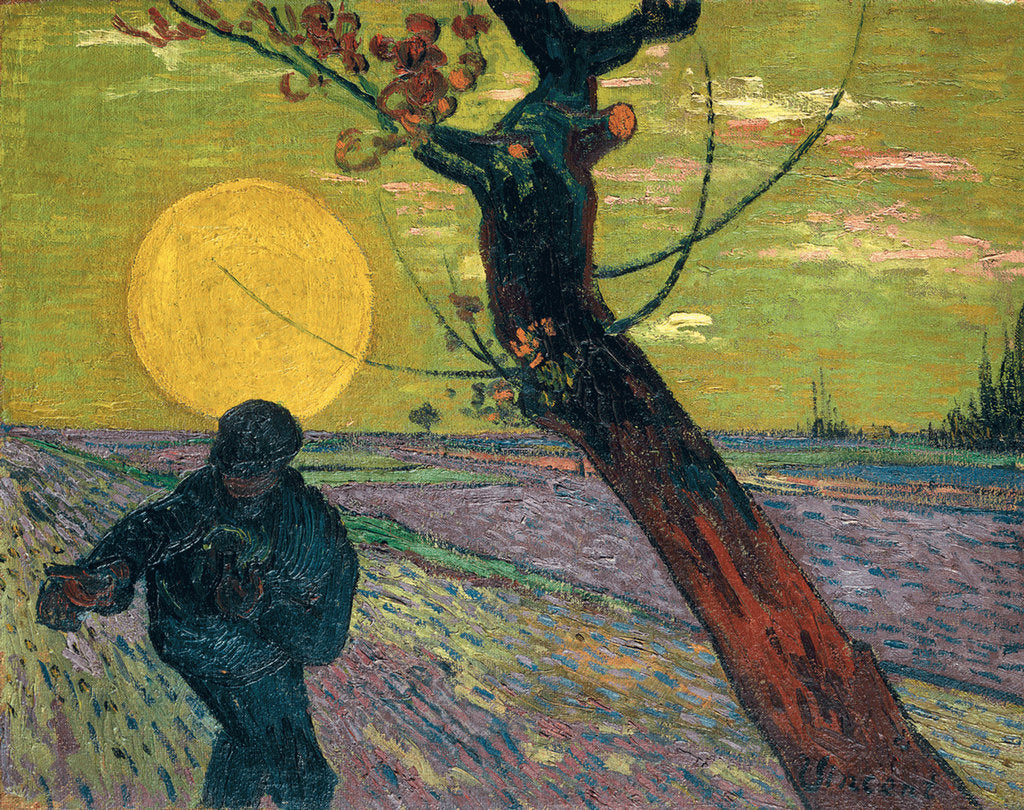 Detail of The sower, 1888 by Anonymous