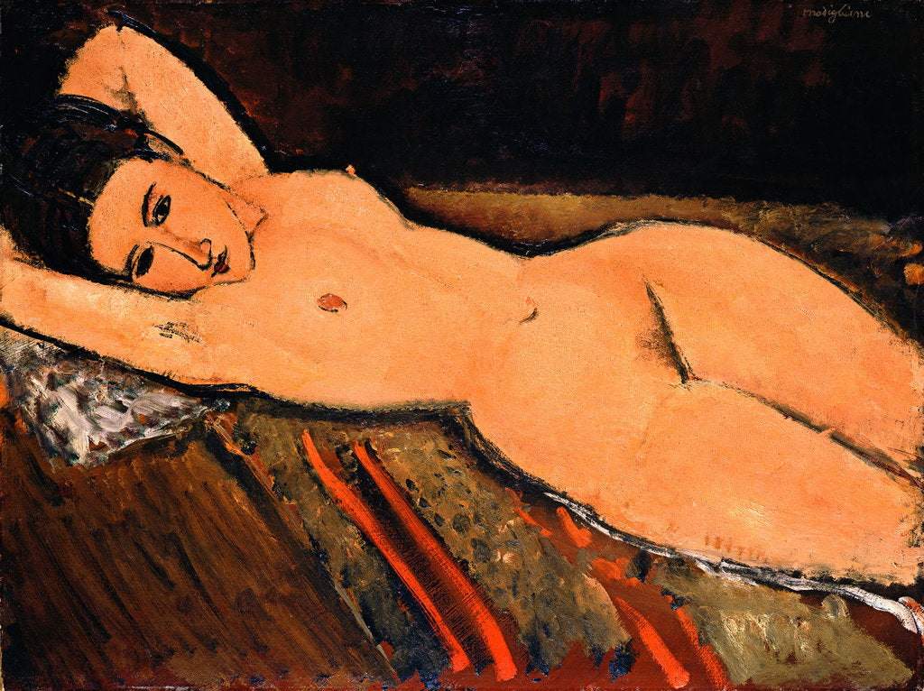 Detail of Nude lying (Nu couché), 1916 by Anonymous