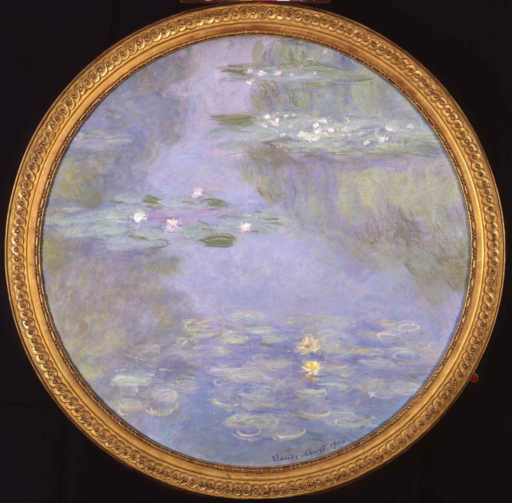 Detail of Nymphéas, harmonie bleue, 1908 by Anonymous