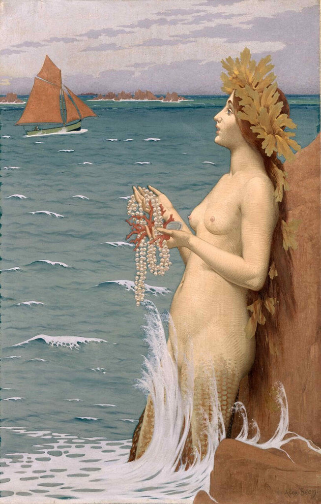 Detail of The Siren (La Sirène), 1896 by Anonymous