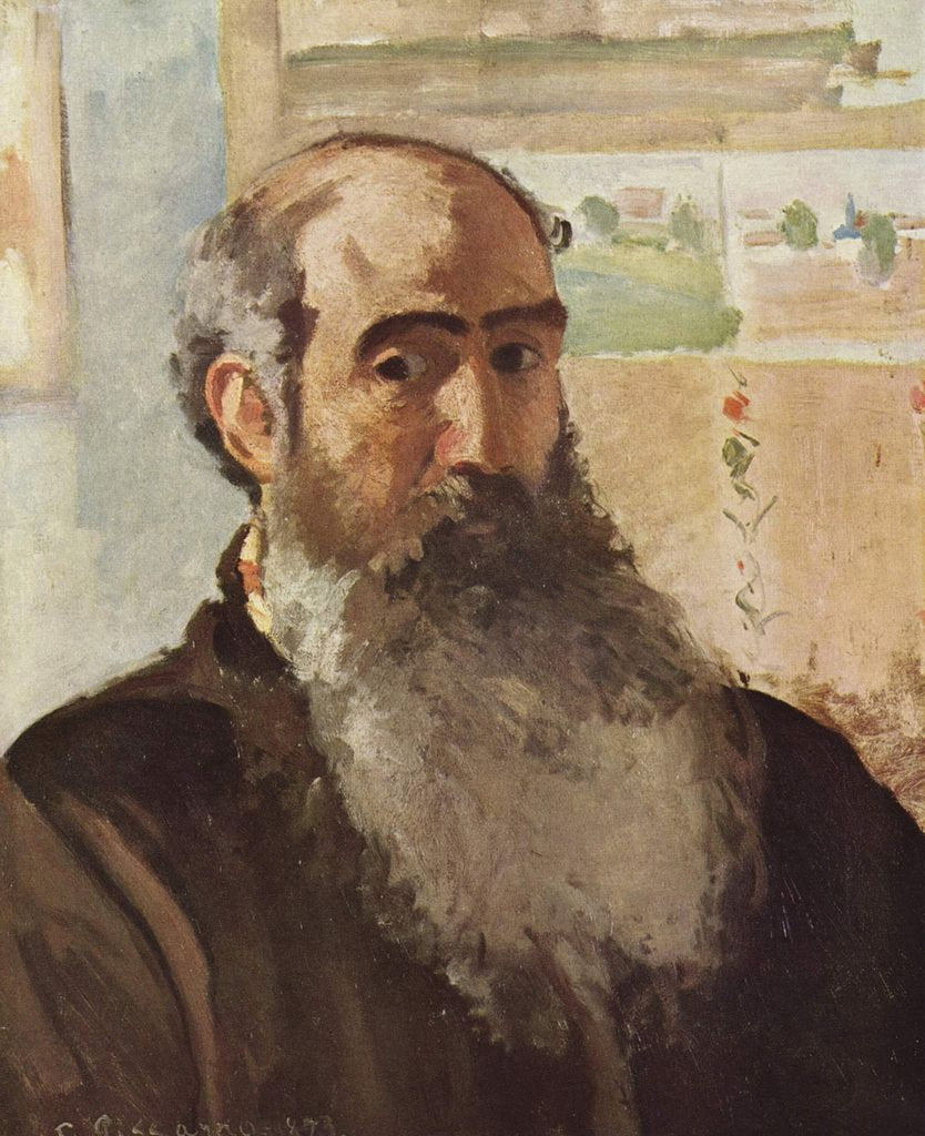 Detail of Self-Portrait, 1873 by Anonymous