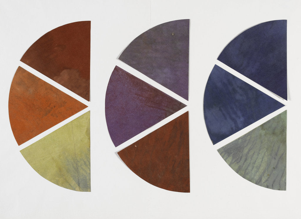 Detail of Neuf éléments de cercle chromatique, 1922-1933 by Anonymous
