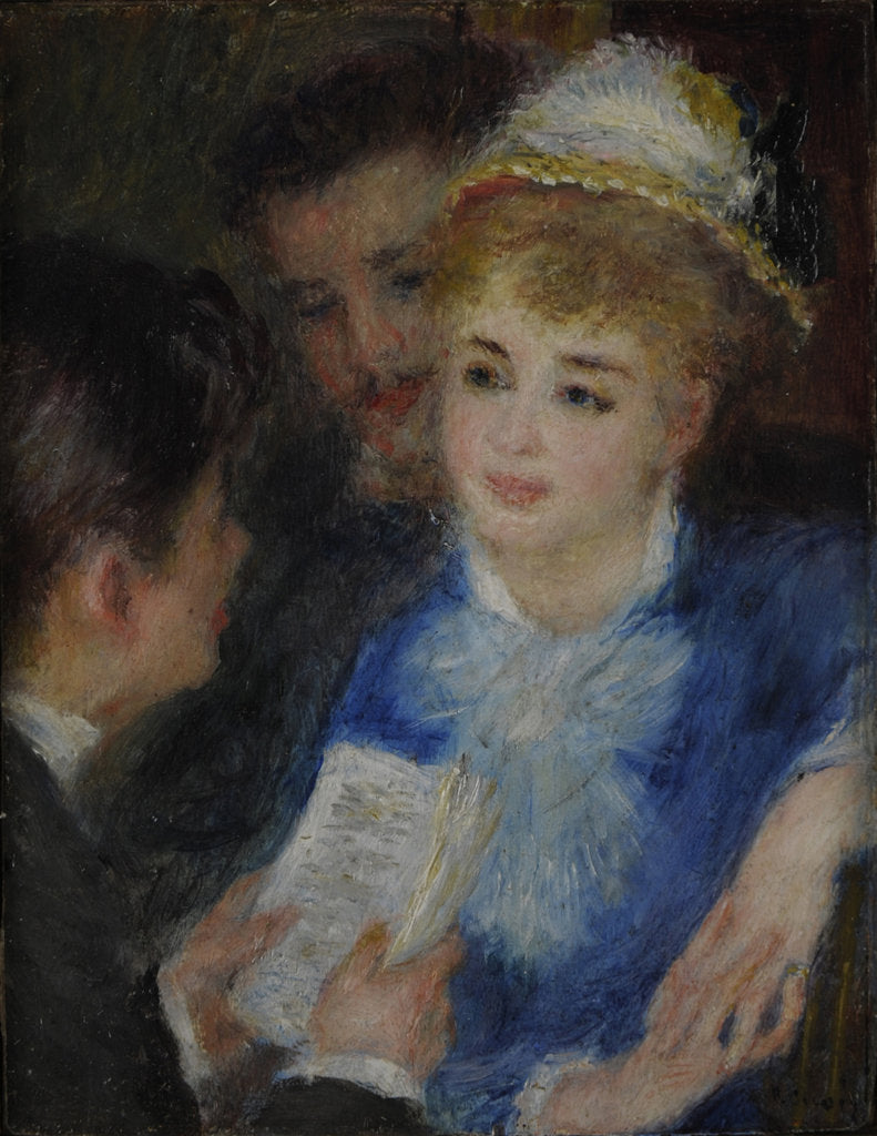 Detail of La Lecture du rôle (Play reading), 1876-1877 by Anonymous