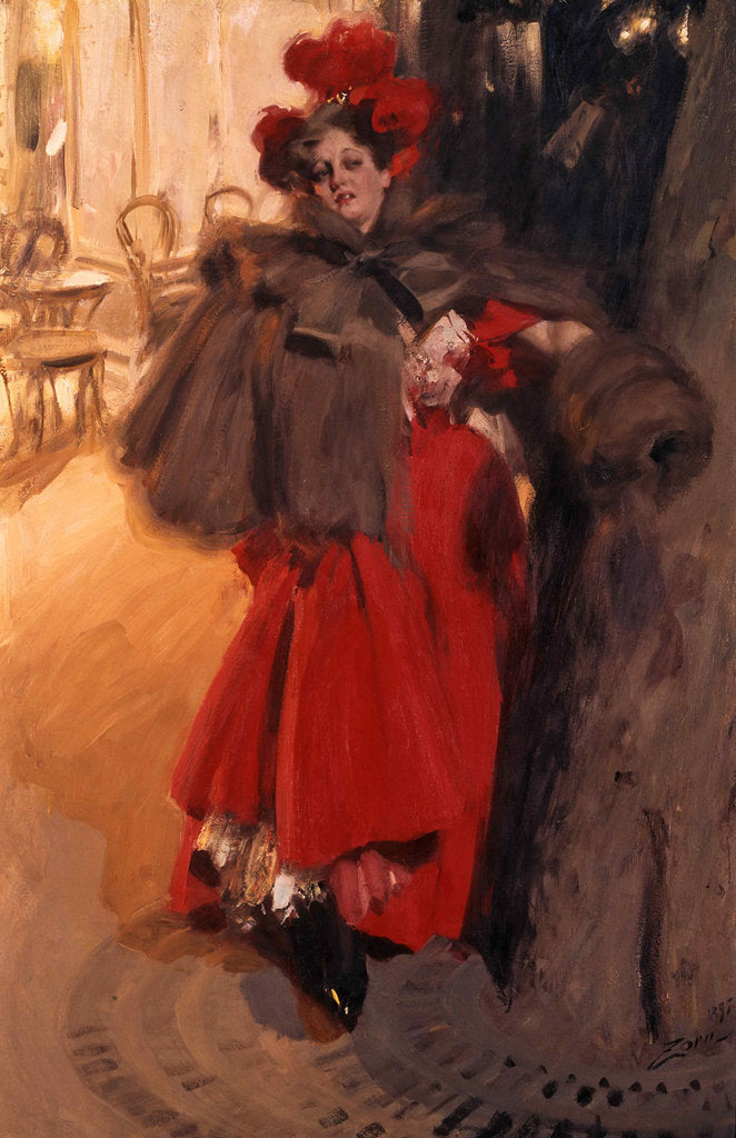 Detail of Night Effect, 1895 by Anonymous
