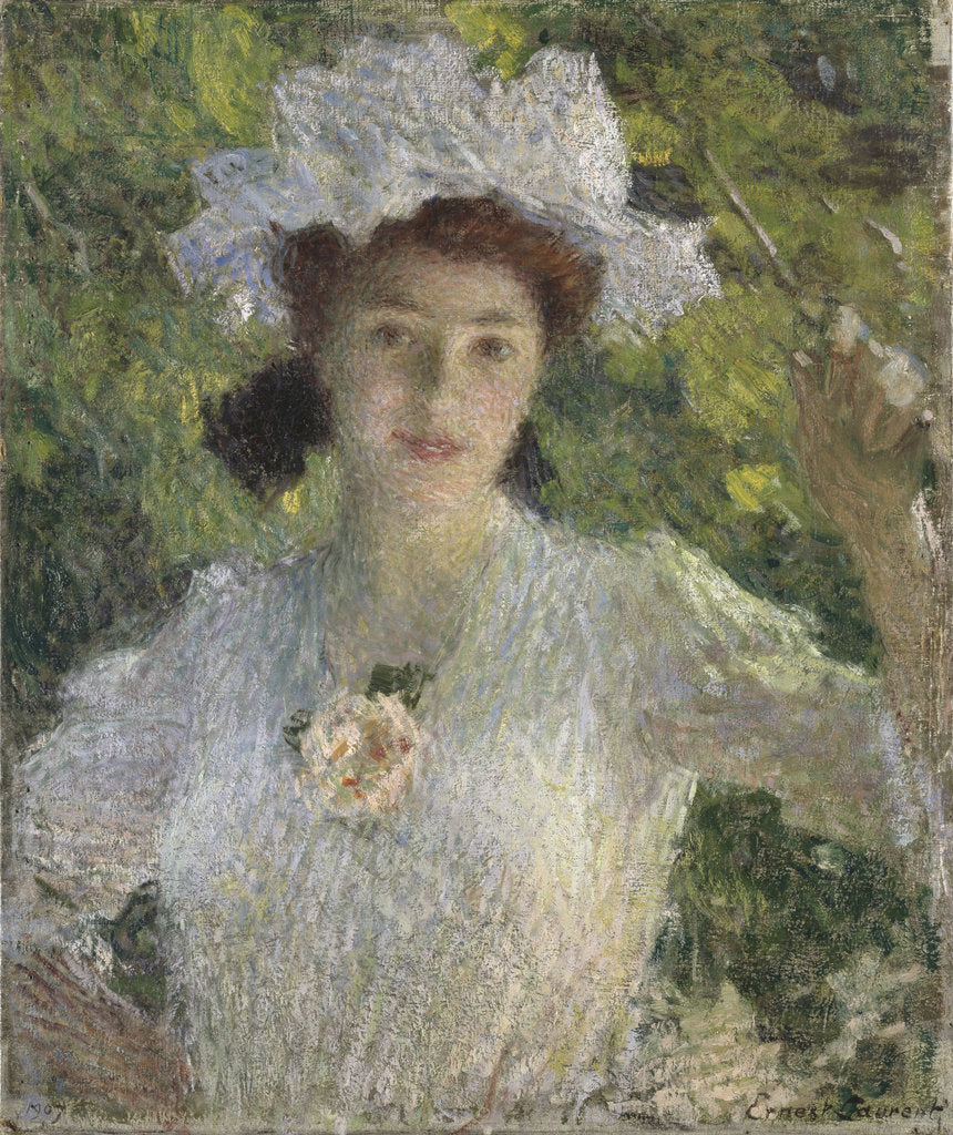 Detail of Sous les branches (Under the branches), 1907 by Anonymous