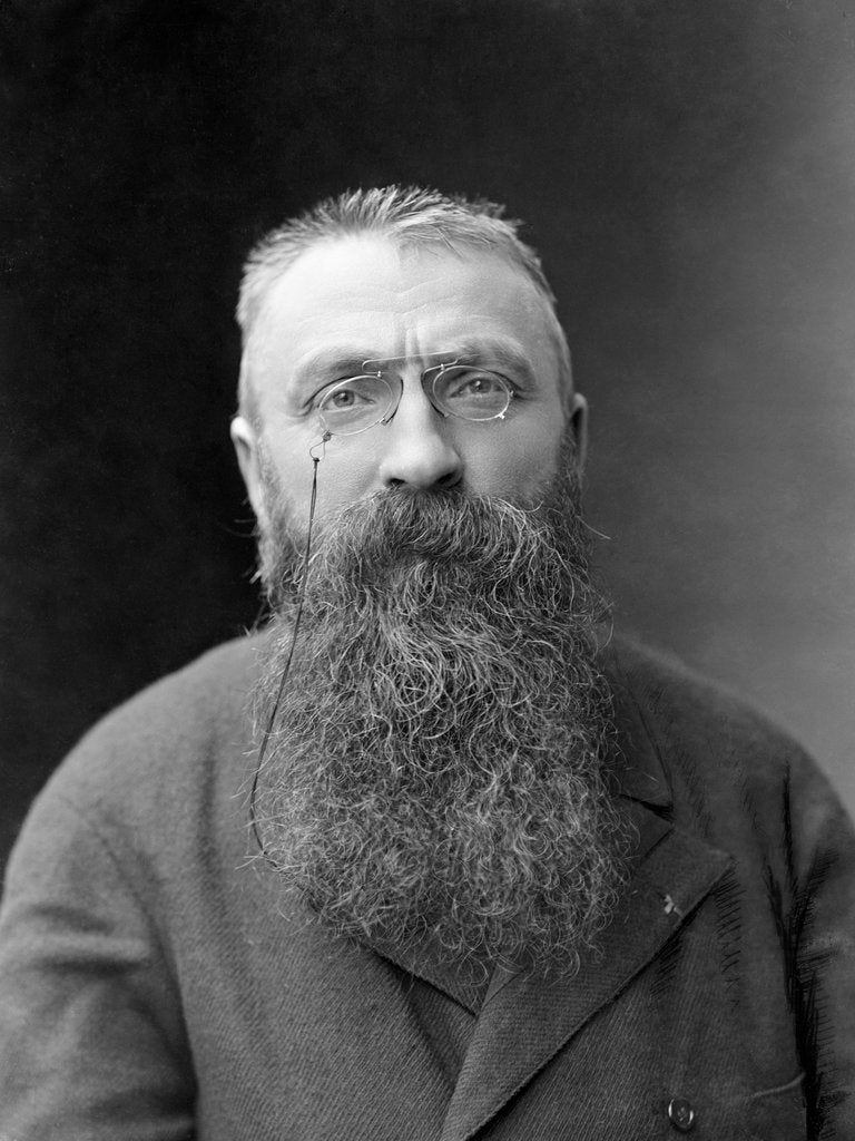 Detail of Portrait of Auguste Rodin, 1891 by Anonymous